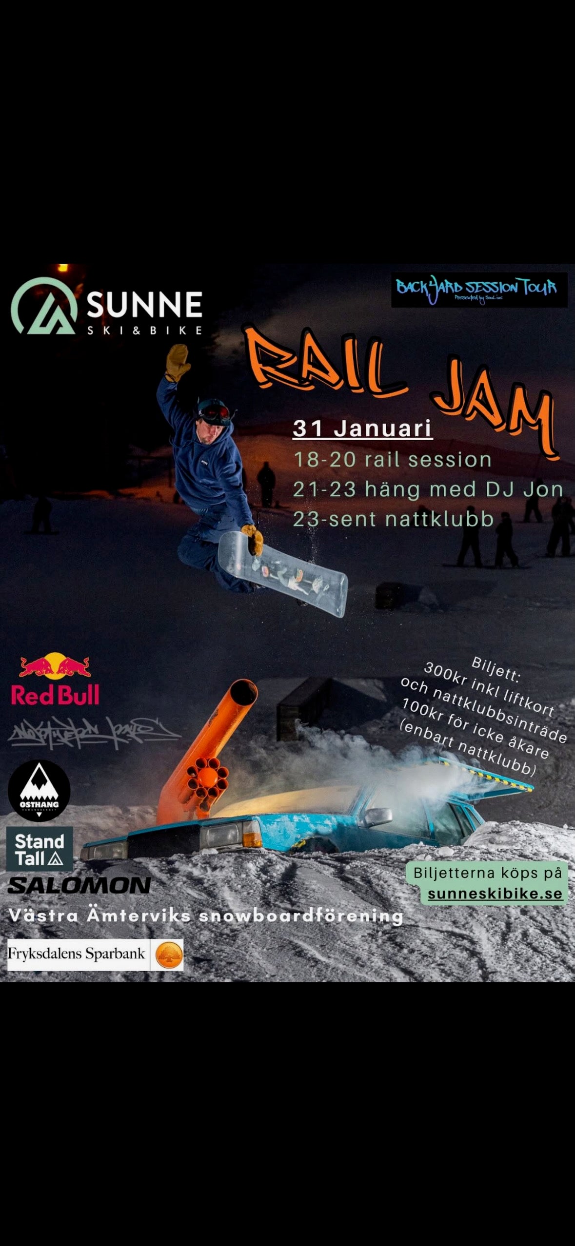Biljett Railjam 31/1