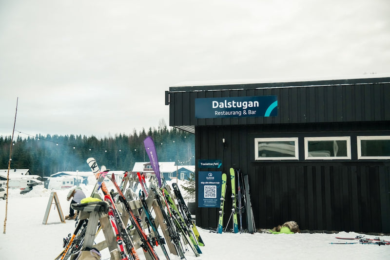 Restaurang Dalstugan en vinterdag