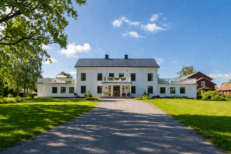 Ulvsby Herrgård utanför Sunne, dubbelrum med frukost